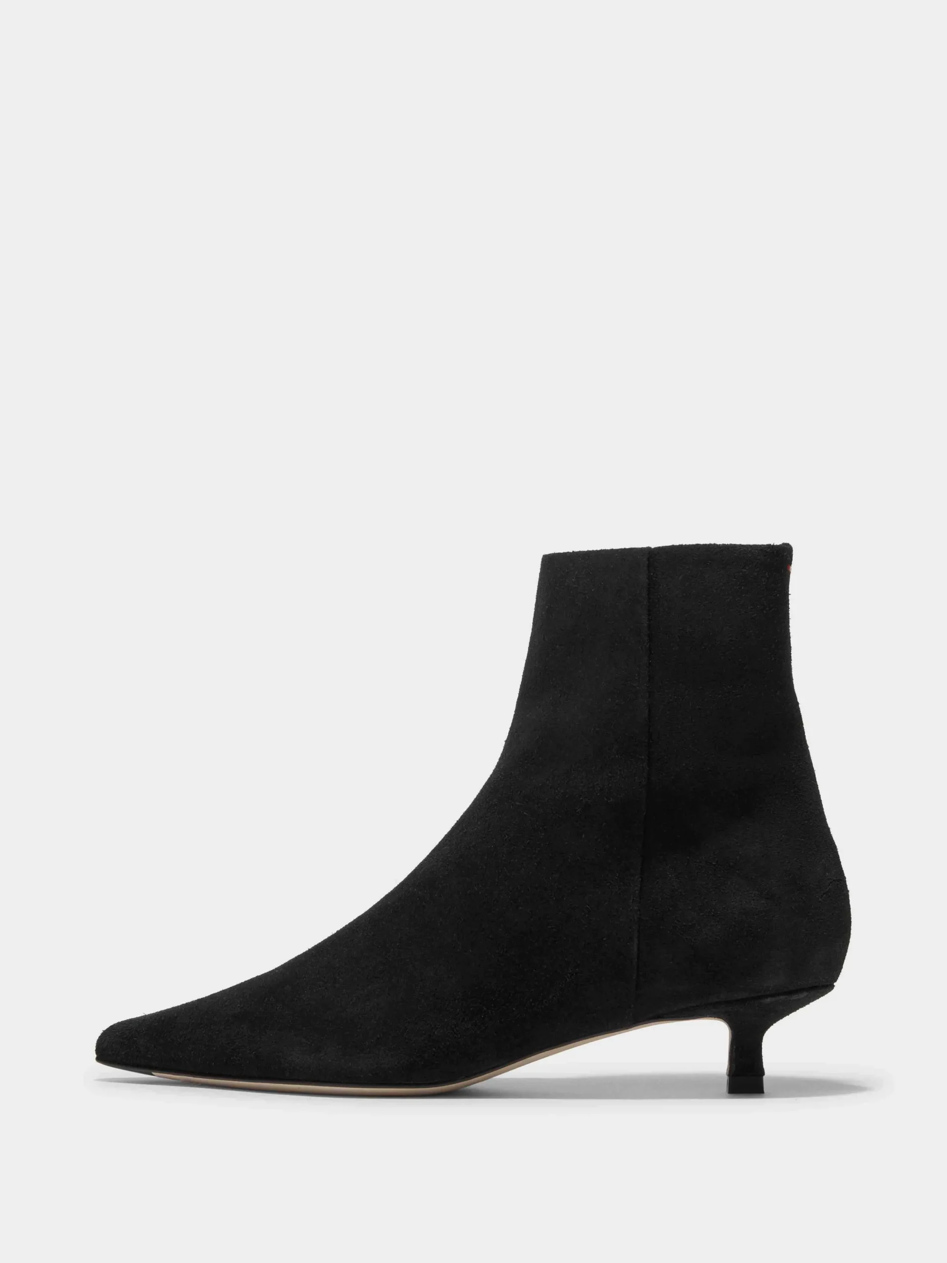 Discount Aeyde Sofie Suede Ankle Boots Black Suede