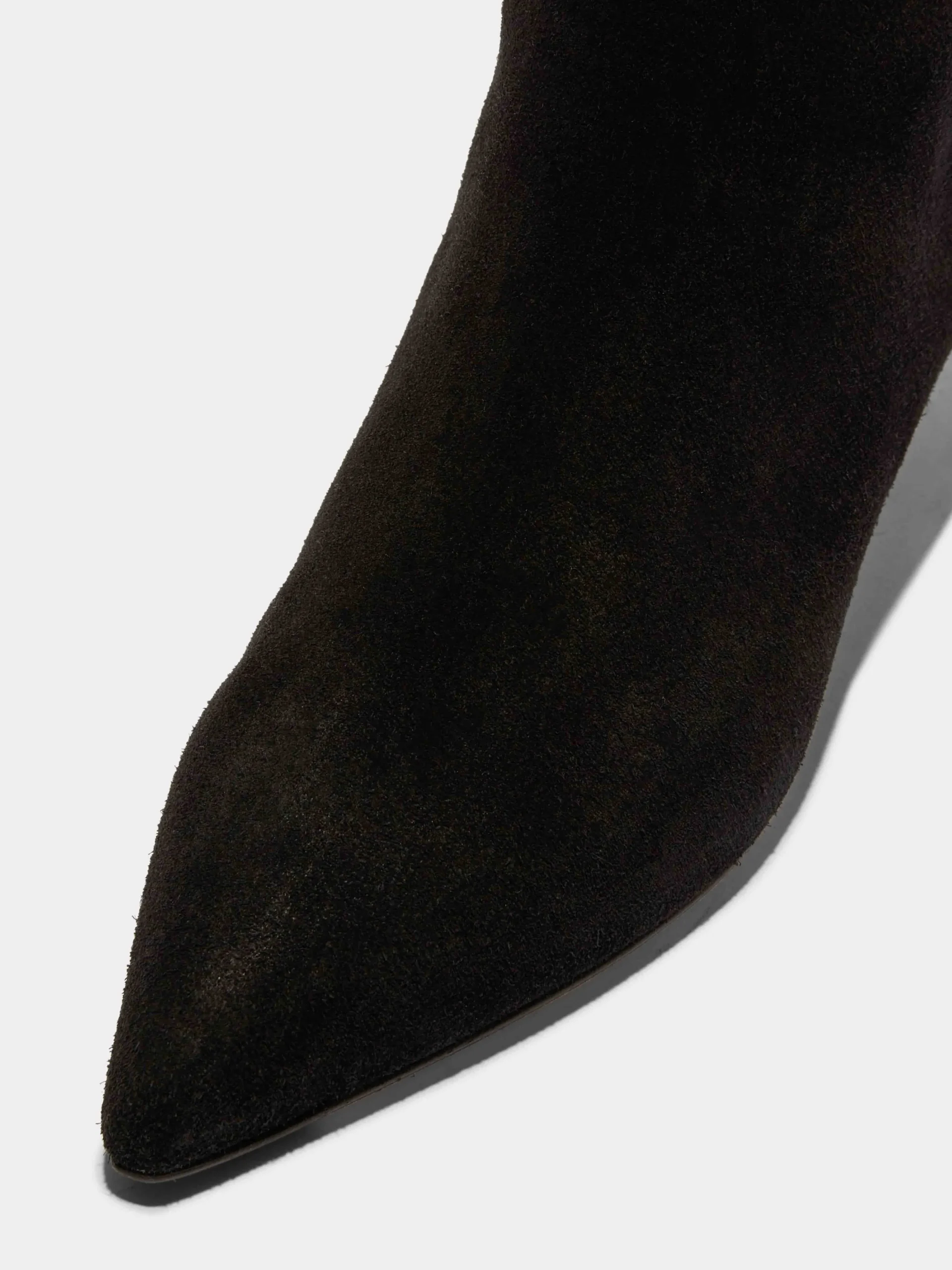 Discount Aeyde Sofie Suede Ankle Boots Black Suede