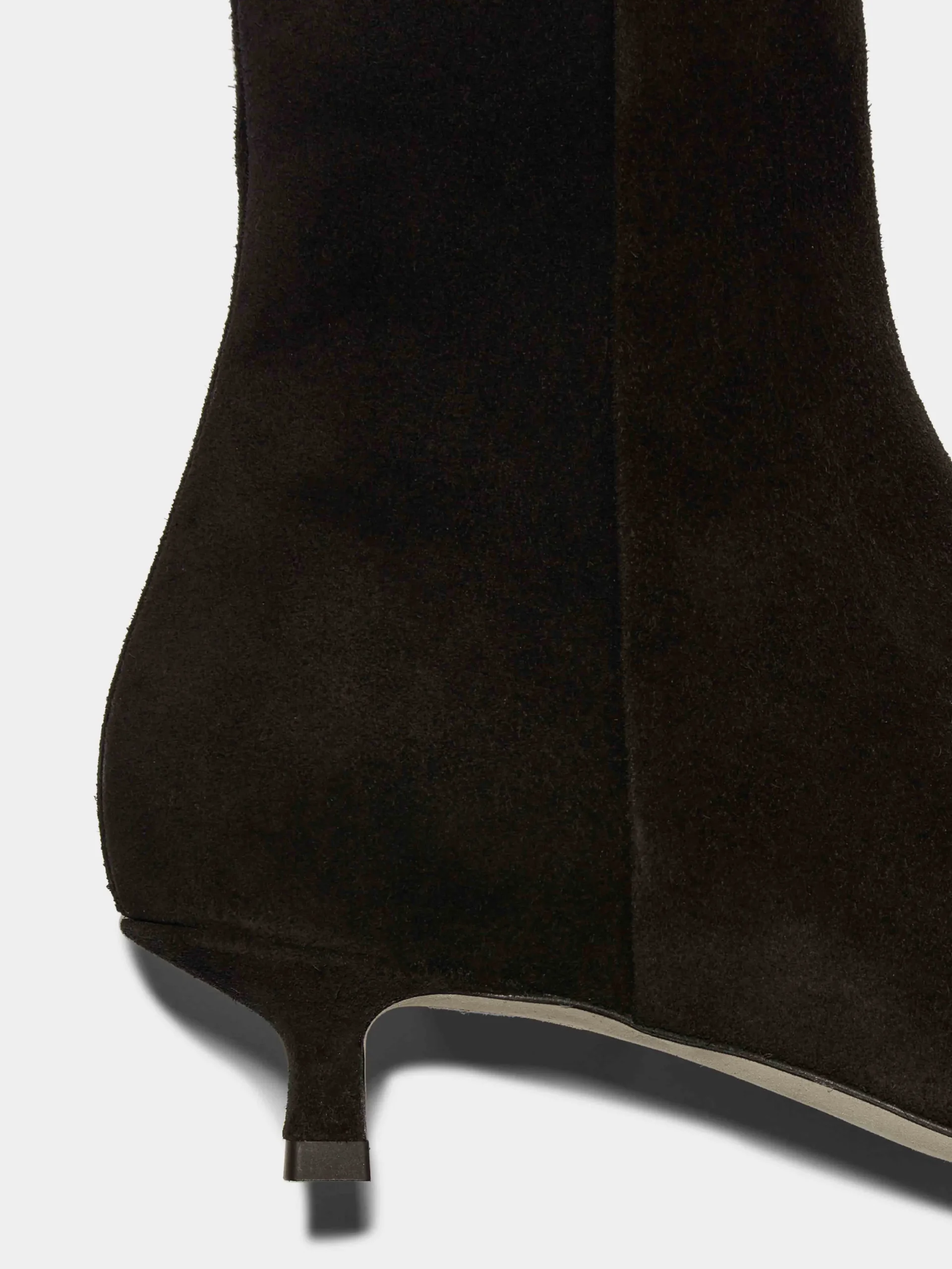 Discount Aeyde Sofie Suede Ankle Boots Black Suede