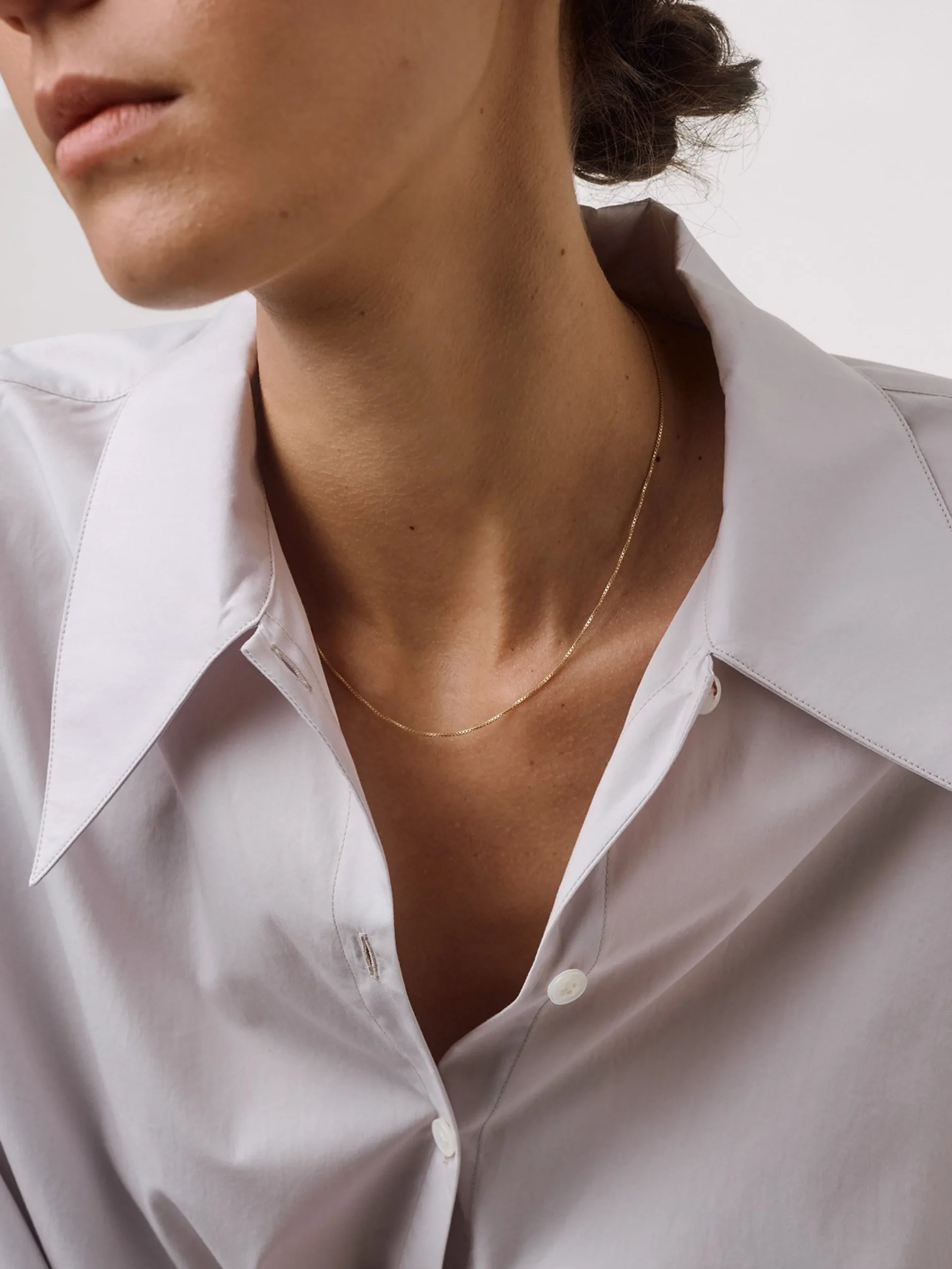 New Aeyde Stevie 18kt Gold-Plated Chain Necklace Gold Plated Sterling Silver