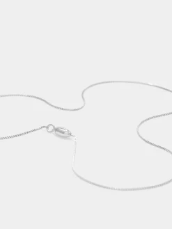 Best Aeyde Stevie Palladium-Plated Chain Necklace Palladium Plated Sterling Silver