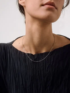 Best Aeyde Stevie Palladium-Plated Chain Necklace Palladium Plated Sterling Silver