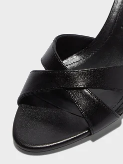 Fashion Aeyde Vero Leather Mules Black Nappa