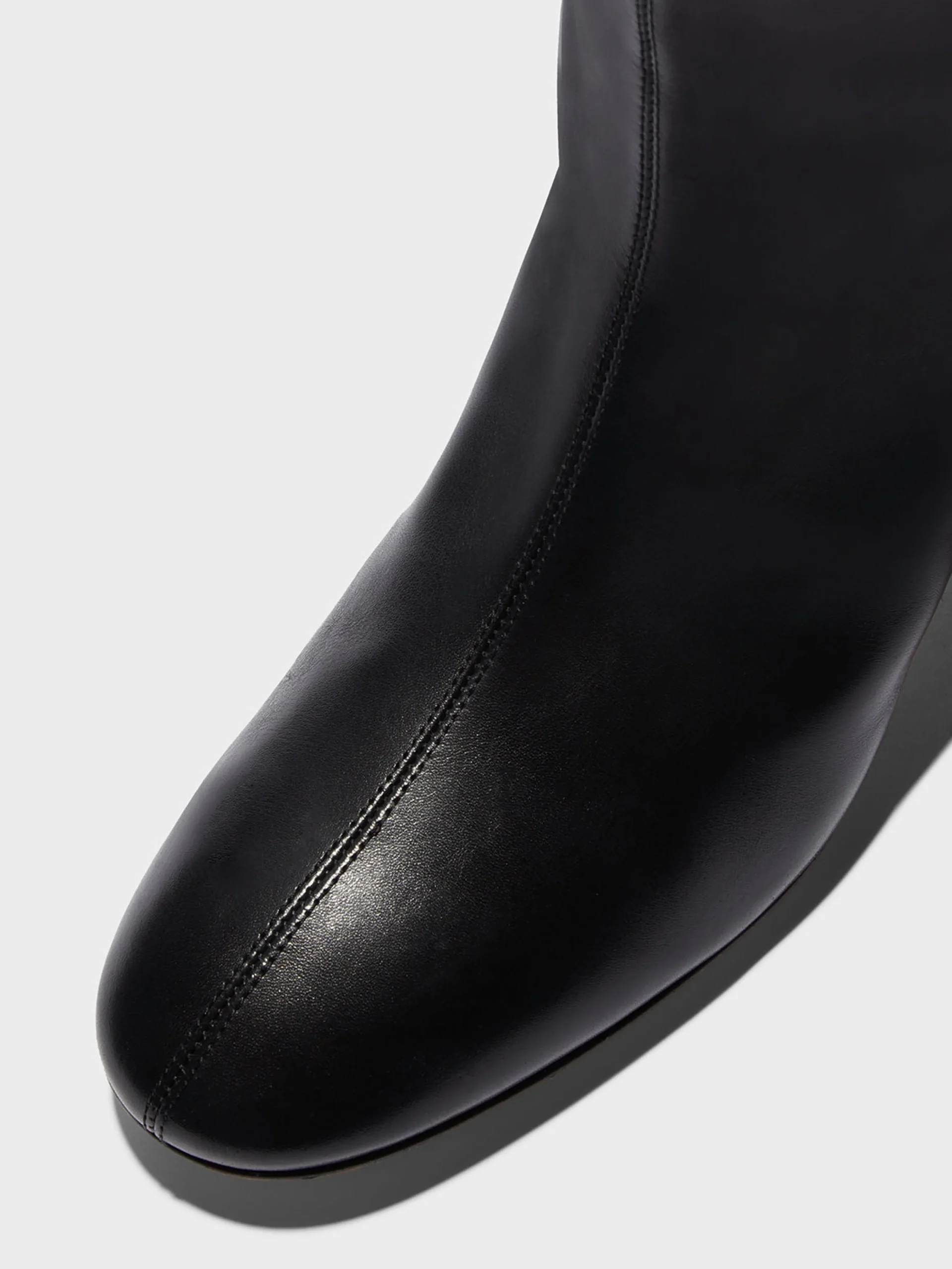 Hot Aeyde Willa Leather Over-Knee Boots Black Calf