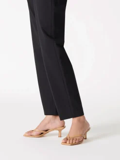 Fashion Aeyde Wilma Leather Thong Sandals Hazelnut Nappa