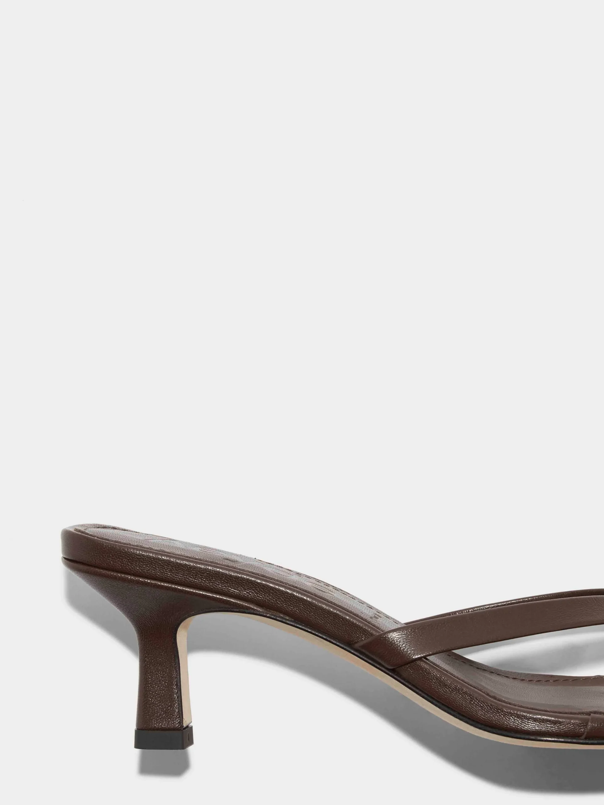 Fashion Aeyde Wilma Leather Thong Sandals Moka Nappa