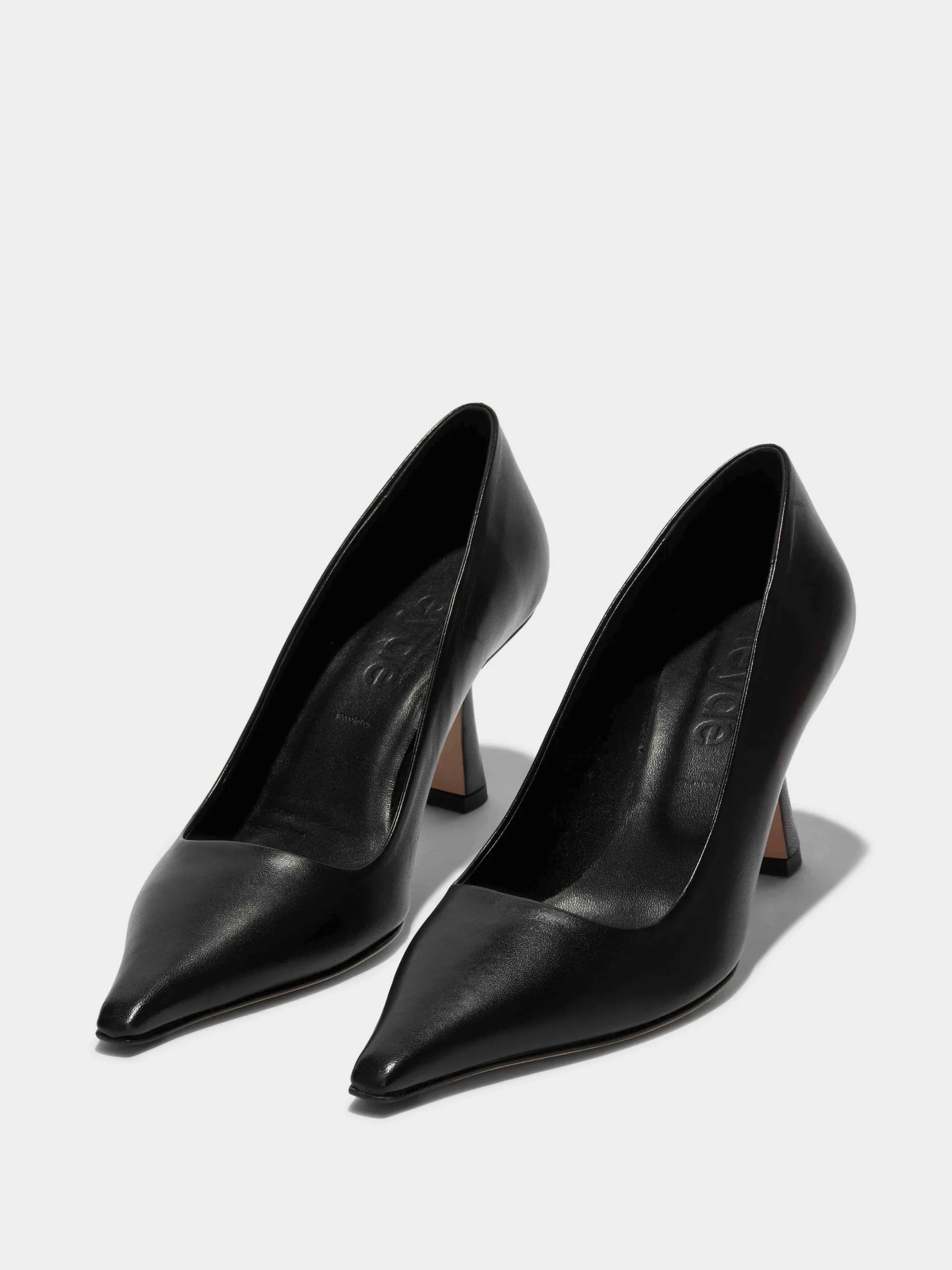 Fashion Aeyde Zandra Leather Pumps Black Nappa